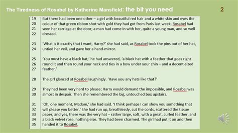 SOURCE A The Tiredness of Rosabel by Kathering Mansfield. . The tiredness of rosabel model answers question 4